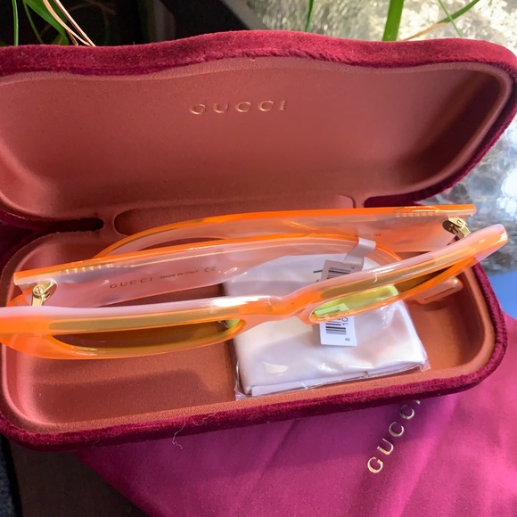 SOLD ⛔️Authentic GUCCI 52m Rect UNISEX Acetate sunglasses - Picture 8 of 11